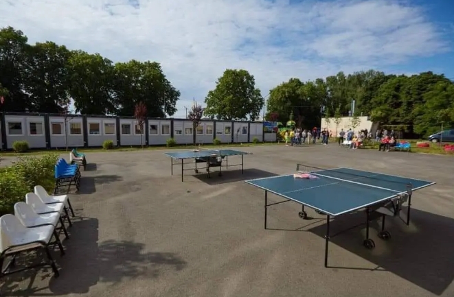 Новый модульный городок для переселенцев в Бородянке: как он выглядит (фото)